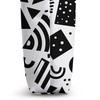 Punk Rock Minimalist Black and White Pattern Wall Art Tote