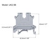 sourcing map Pack of 20 DIN Rail Mounting Clamps Screw