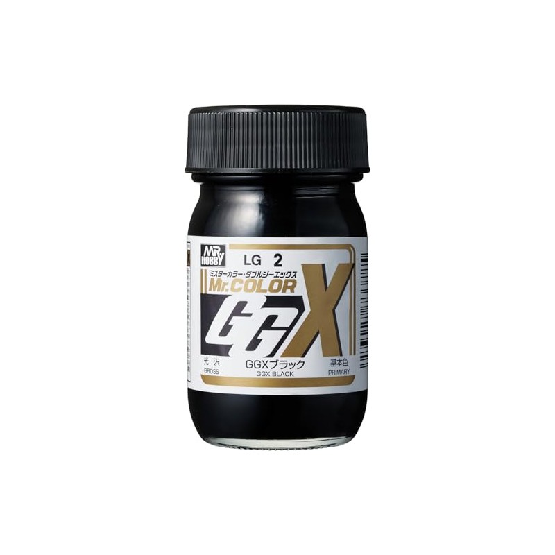 GSI Creos Mr. Color GX Black Gloss 60ml Model Paint