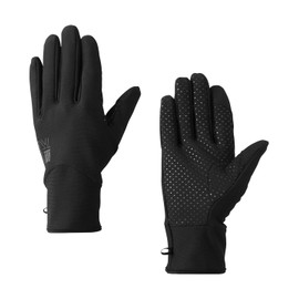 Karimar Stretch Fleece Gloves, Black, S, Black