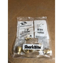 SHARKBITE U518LF, 6-PACK, BRASS END STOPS, 3/4" , PUSH-TO-CONNEC