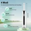 Zahnaufhellungsset, Zahnpolierer Elektrisch mit 4 Modi & 5 Aufsätzen, für