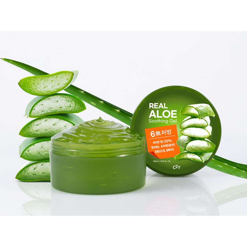 C2Y Aloe soothing gel 300ml 5 pieces Aloe vera body
