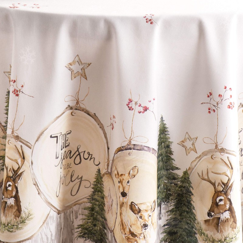 Maison d' Hermine Mountain Life 100% Cotton Tablecloth Kitchen Dining