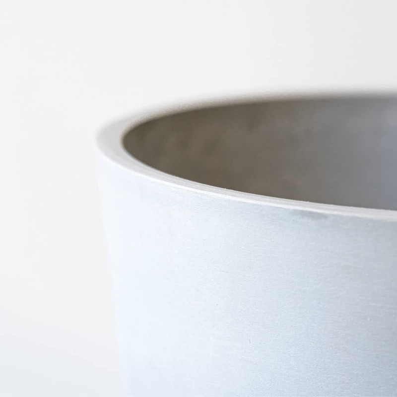 AND PLANTS Flowerpot No. 5 Ecopots Stockholm (White Gray) Table-L