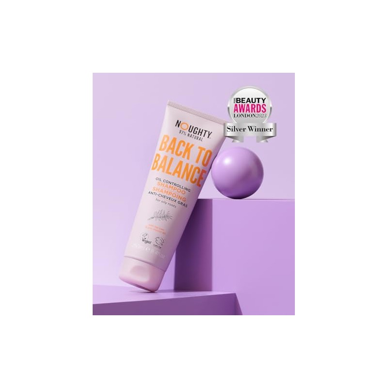 Noughty Back to Balance Shampoo, Oil Control Hair Wash, 250ml