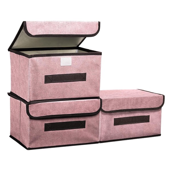 PATIKIL Fabric Collapsible Storage Bin 10.2 x 7.5 x 6.3