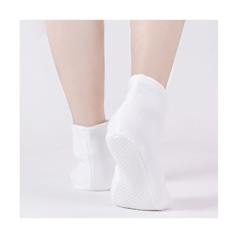 Kyoetsu Men's Tabi Socks, Fleece Cover, Winter Socks, white