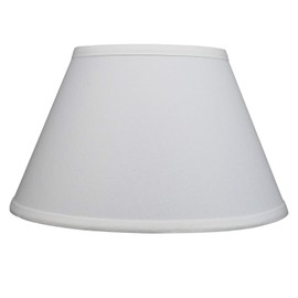 FenchelShades.com 7" Top Diameter x 13" Bottom Diameter x 8 (Spider Attachment) Empire Lamp Shade (White)