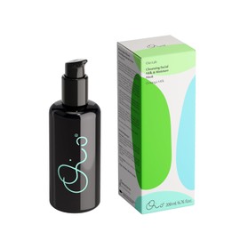 OIO O-Mega Milk Cleansing Facial Milk & Moisture Mask – Dual Action Makeup Remover & Hydrating Mask Soothes, Moisturizes, Nourishes with Pea Proteins & Organic Butters – 99% Natural Ingredients 200ml