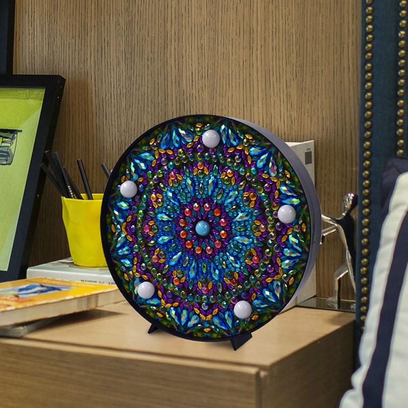 DIY Diamond Painting Night Light Special Shaped Mandala Diamond Painting