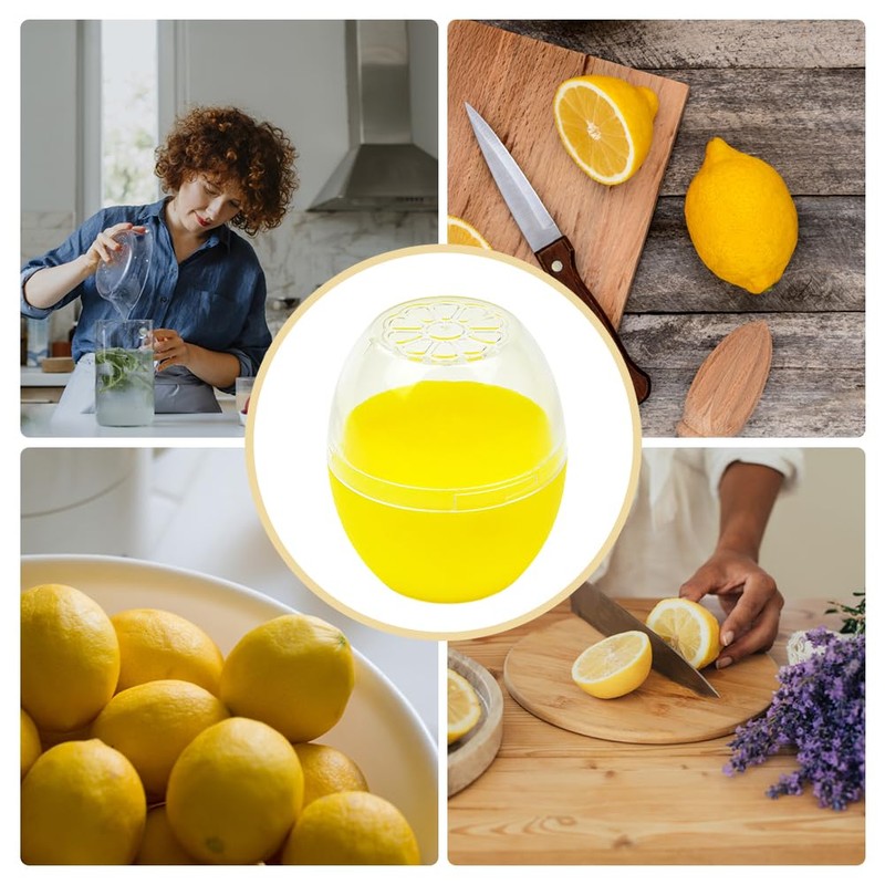 Tongdejing Lemon Saver for Fridge, Lemon Keeper Lemon Storage Containers
