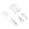 Security Buzzer with LED Light, Security Alarm, Personal Alarm, 130dB