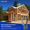 YOUYIKOO 50 Pack Hurricane Ties for Rafters,Hurricane Straps Brackets with