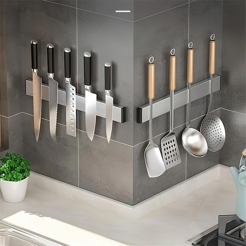 Magnetic Knife Holder, 1 Count Non-slip Double Sided Knife Rack,