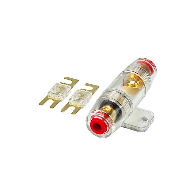tomzz Audio 5800-055 Mini ANL Fuse Holder Transparent for Cables
