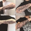 Striking Herbal Juice Tattoo Stickers - Waterproof, Smudge-Proof, Non-Reflective, Long-Lasting,