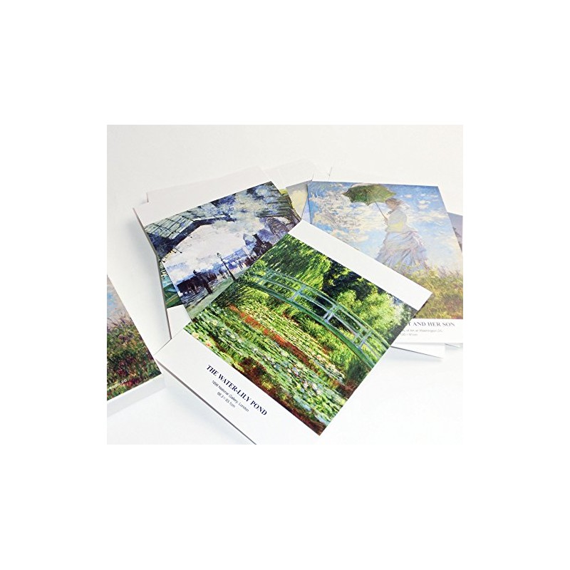 Monet Monet Art Book World Masterpieces Postcard Size 30 Cards