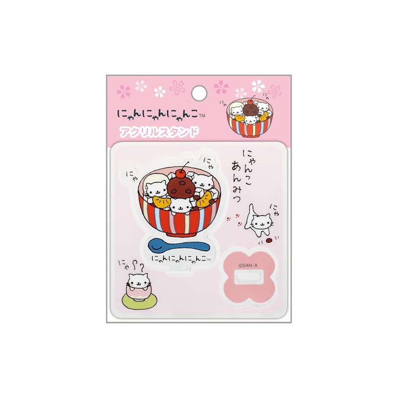 San-X San-X Characters Acrylic Stand Nyan Nyan Nyanko FR77804 H3.3