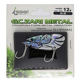 ISSEI Metal Vibe G.C. Zarimetal, 0.4 oz (12 g), Gold and Silver #59 Lure