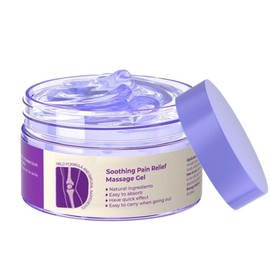 Kresin Joint Pain Gel Purple Gel, Soothes Knees, Lumbar, Neck, Hands, and Feet