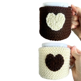 Custom Order for Patricia (Cream with Dark Brown Heart, Dark Brown with Cream Heart)