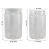 Pinnacle Mercantile 1 Gallon Plastic Jars with Screw on Lined