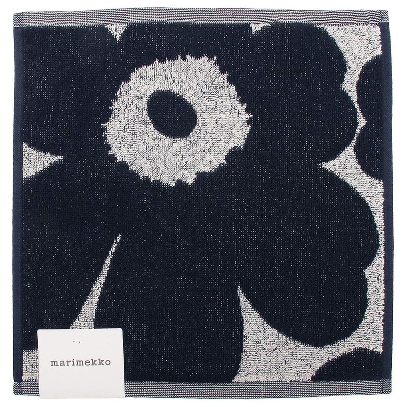 Marimekko 070528 851 Women's Unikko Mini Towel, Black