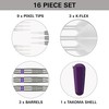 TARGET COLOURS GEN4 PURPLE 90% 19G 2BA SOFT TIP DARTS