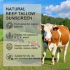 Tallow Sunscreen SPF 50+ Broad Spectrum, Face Body Sunscreen, Beef