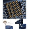 (20pcs 17mm) jeans buttons jeans buttons metal replacement jean button