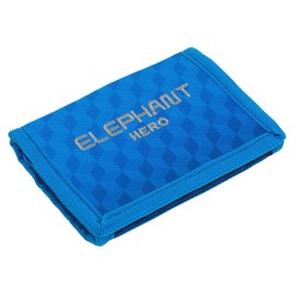 Elephant Children's Wallet Hero Signature Wallet Key Chain Wallet Girls Boys ID Cover Purse Student Purse, Dark Blue Cube 12864, Modern