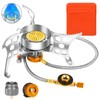 3900W Portable Windproof Camping Stove Gas Cooking Burner, Lightweight Propane