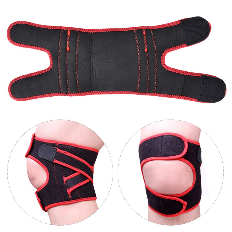 1Pair Adjustable Pressurized Patella Kneecap Outdoor Cyling Climbing Sport Kneepad