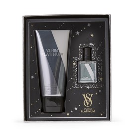 Victoria's Secret Platinum Mini Fragrance Duo Gift Set, Cologne & Travel Lotion