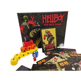 Mantic Games Hellboy The Dice Game | Fast-Paced Dice-Rolling Strategy Game | Thrilling Adventure Game for Kids and Adults | Ages 10+ | 2-4 Players | Average Playtime 10-30 Minutes | Made