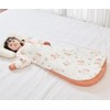 Chilsuessy Baby Sleeping Bag Winter Sleeping Sack with Detachable Sleeves