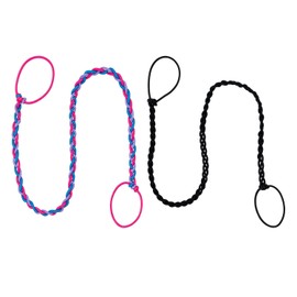 Pack of 2 Hair Bobbles Elastic Hair Bobbles Braided Headband Sports Headband Can Be Used for Swimming, Diving, Cycling, Yoga