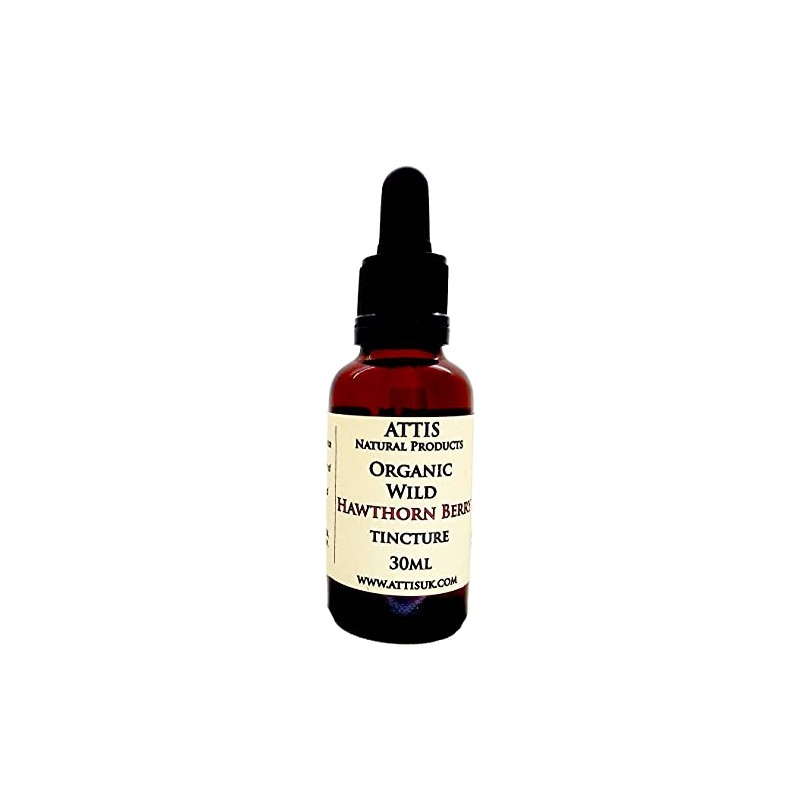 ATTIS Wild Organic Hawthorn Berry Handmade Tincture 30ml | All