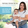 Carryme Hip Seat Baby Carrier - Adjustable Ergonomic Carrier for