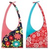 Envirosax Set of 2 Slingsax Bags, Gingham & Blue