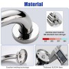 Dazone 2Pcs Grab Bar Bathroom Stainless Steel Safety Handicap Shower