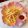 Minigift 11 Inch Ceramic Chip & Dip Serving Tray |