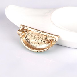 DEARMAMY Watermelon Enamel Lapel Pin: Cute Enamel Lapel Pins - Fruit Shape For Gifts Birthday Lapel Collar Accessories Bags, Faux Leather, No gemstone