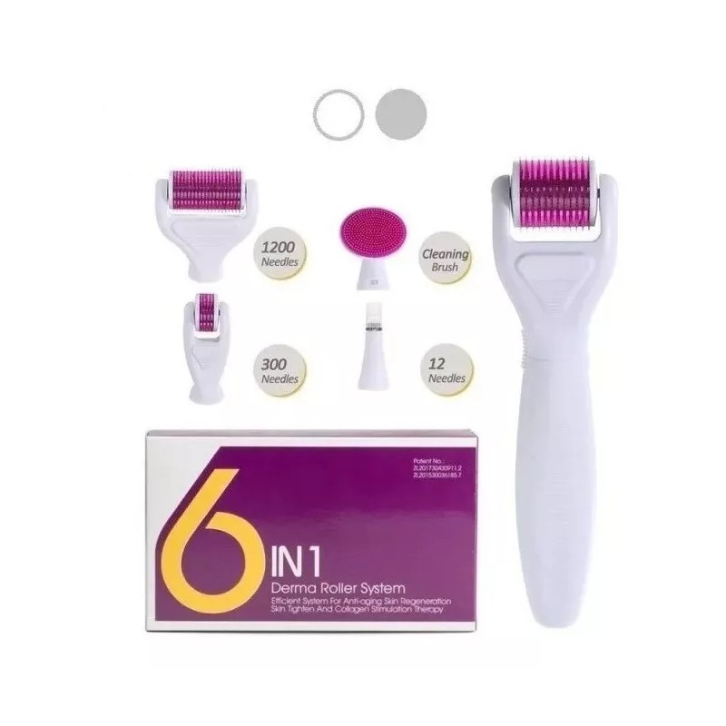 Misorel Derma Roller Regenerador De Colageno 6 En 1+10 Mascarillas
