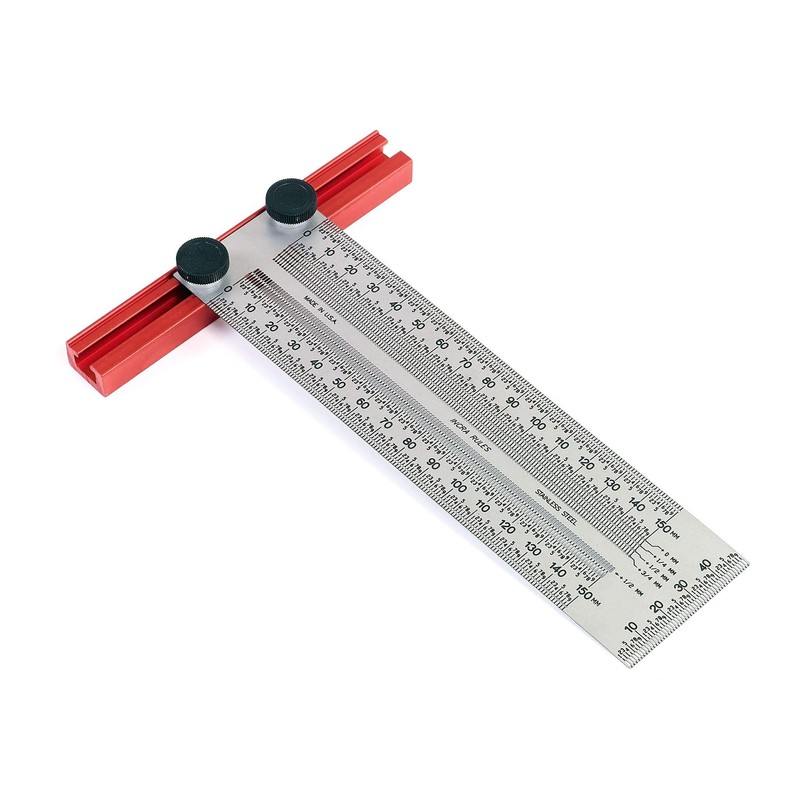 Incra® precision end stripping ruler, 150 mm.
