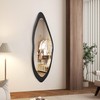 AAZZKANG Irregular Wall Mirror Full Length Large with Wood Framed