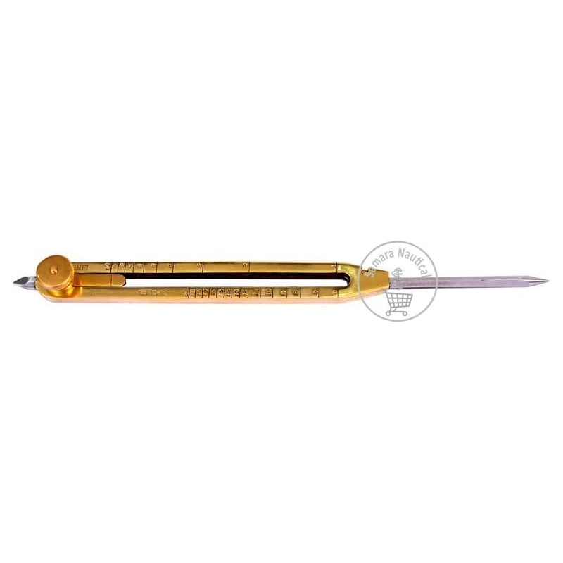 Humaira Nautical Solid Brass Proportional Divider 9 inch Survey Engineering