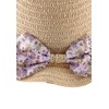 Sterntaler Girls Kids Straw Hat with Wave Edge Hat, sand