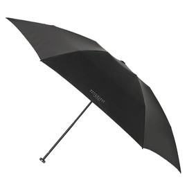 Moonbat 21-431-20320/11268-02 Mackintosh Philosophy Rain Umbrella, Foldable, For Rain or Shine, Lightweight, Mini, Unisex, Logo, Plain, Matte Black